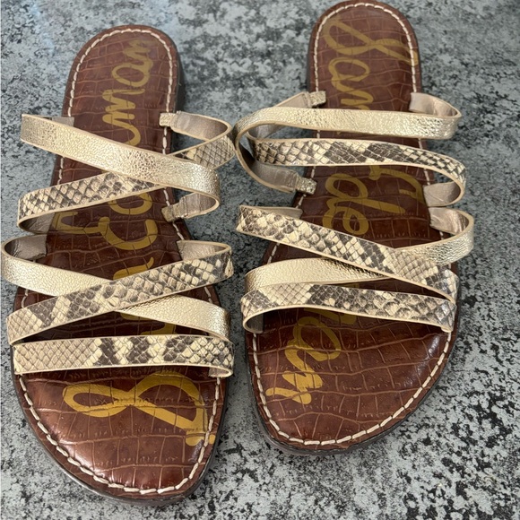 Sam Edelman snakeskin sandals - Picture 2 of 3